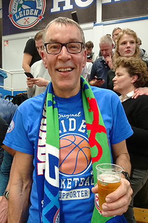 ZZ Leiden-supporter Martin Zonderop: "Heerlijk om een wedstrijd bij te wonen en te kunnen genieten van de sfeer in de Vijf Meihal."